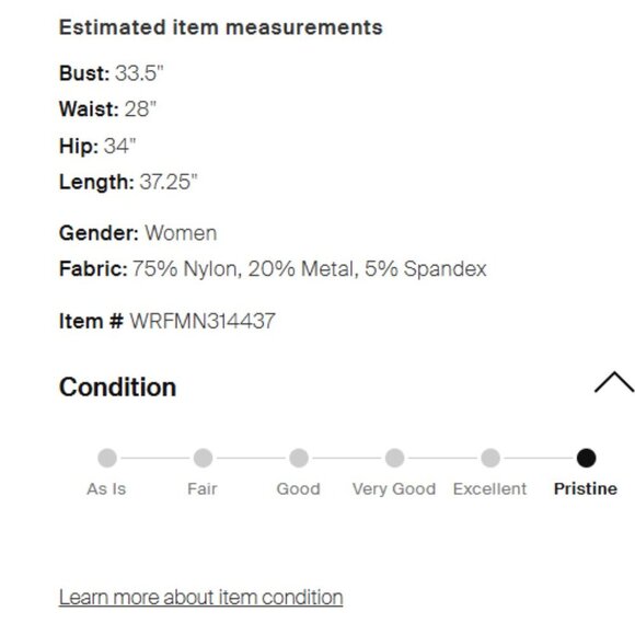 Reformation Paprika Sky Blue Metallic Ruched Mini Dress Long Sleeve Mock Neck - Picture 6 of 6